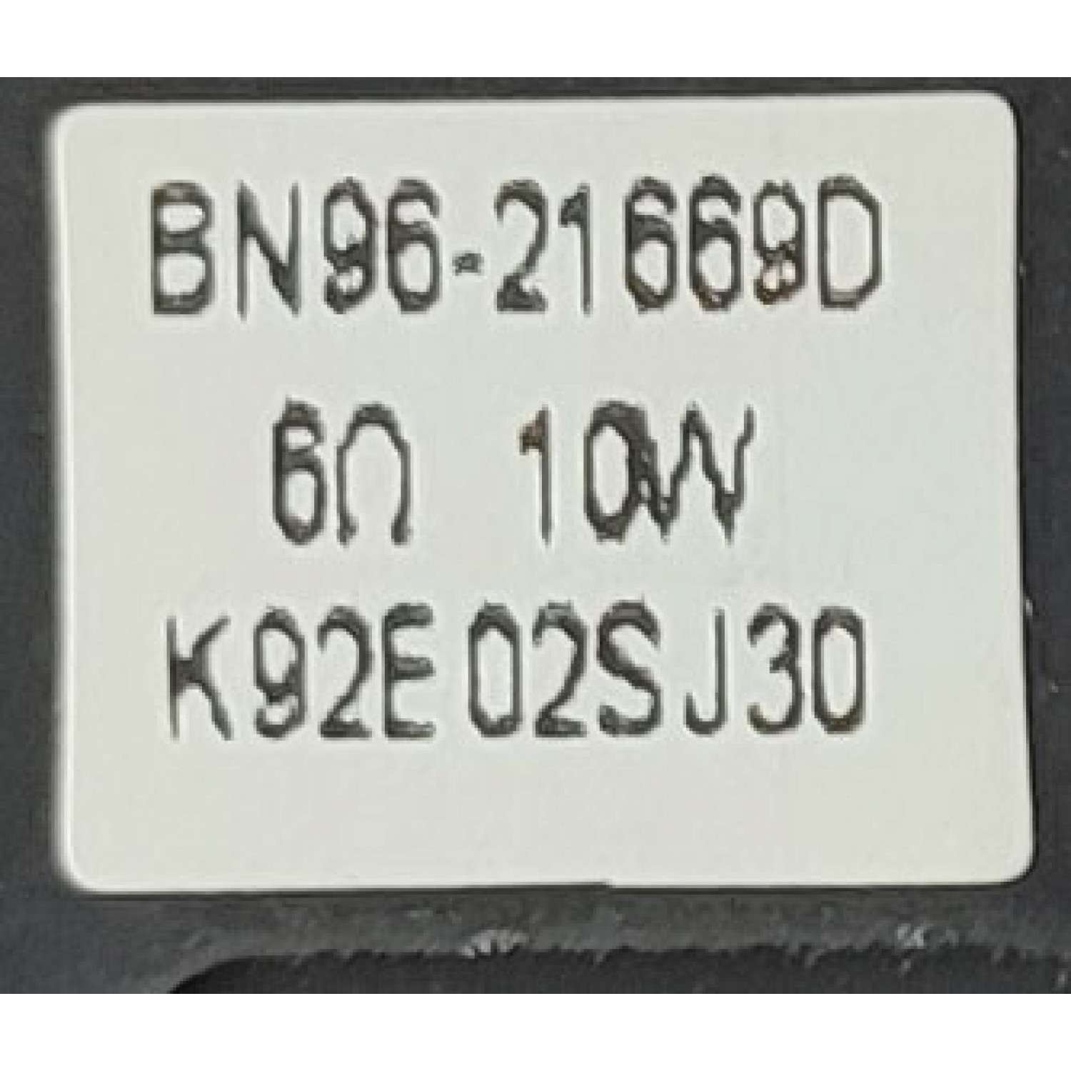 KIT DE BOCINAS PARA TV SAMSUNG / NUMERO DE PARTE BN96-21669D / 6Ω 10W / BN9621669D / MODELO UN55EH6050FXZA CH01	 - Imagen 2